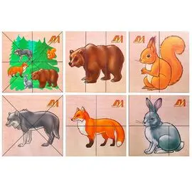 Сложи картинку. Лесные животные (ДИ)