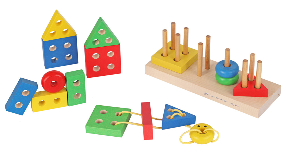 Развивающий деревянный сортер Геометрик Пирамидка игра для малышей Головоломка цвета и формы Акула