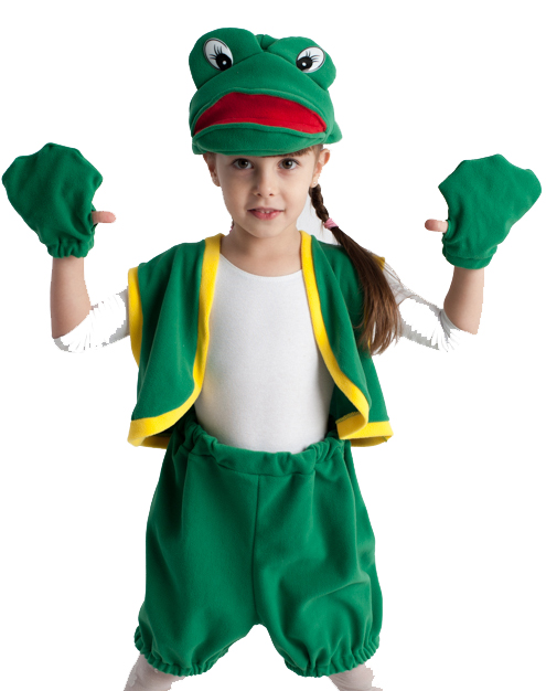 Детский карнавальный костюм царевны лягушки