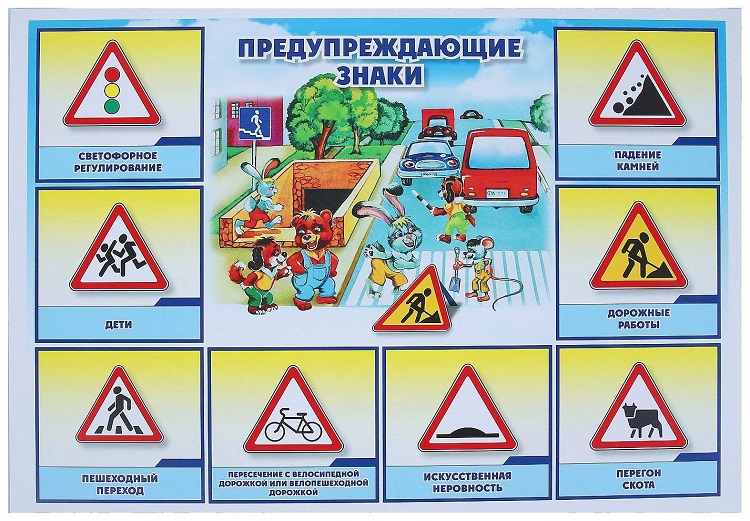 Дорожные знаки для детей — Все для детского сада