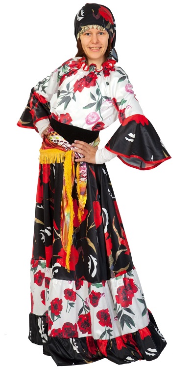 Цыганский костюм для девочки: как создать интересный образ