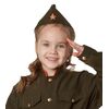 Пилотка детская БЕЖЕВАЯ со звездой