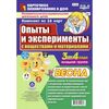 Опыты и эксперименты с веществами и материалами. Весна. Младшая группа (от 3 до 4 лет):