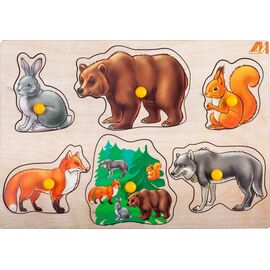 Пазл ЛЕСНЫЕ ЖИВОТНЫЕ (ДИ)