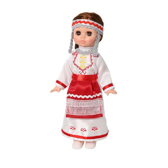 Эля в чувашском костюме, 35 см. Весна