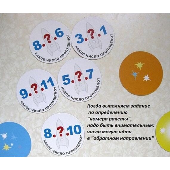 Игровое пособие"Космическая математика"