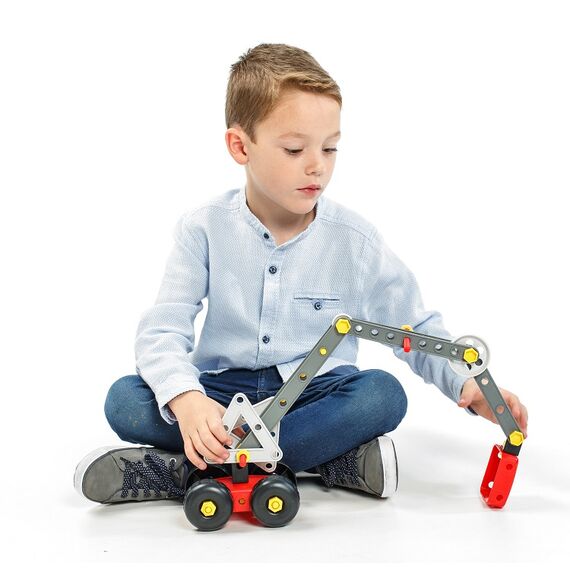 Конструктор механический Activity Mecaniko (191 деталь) в большом контейнере